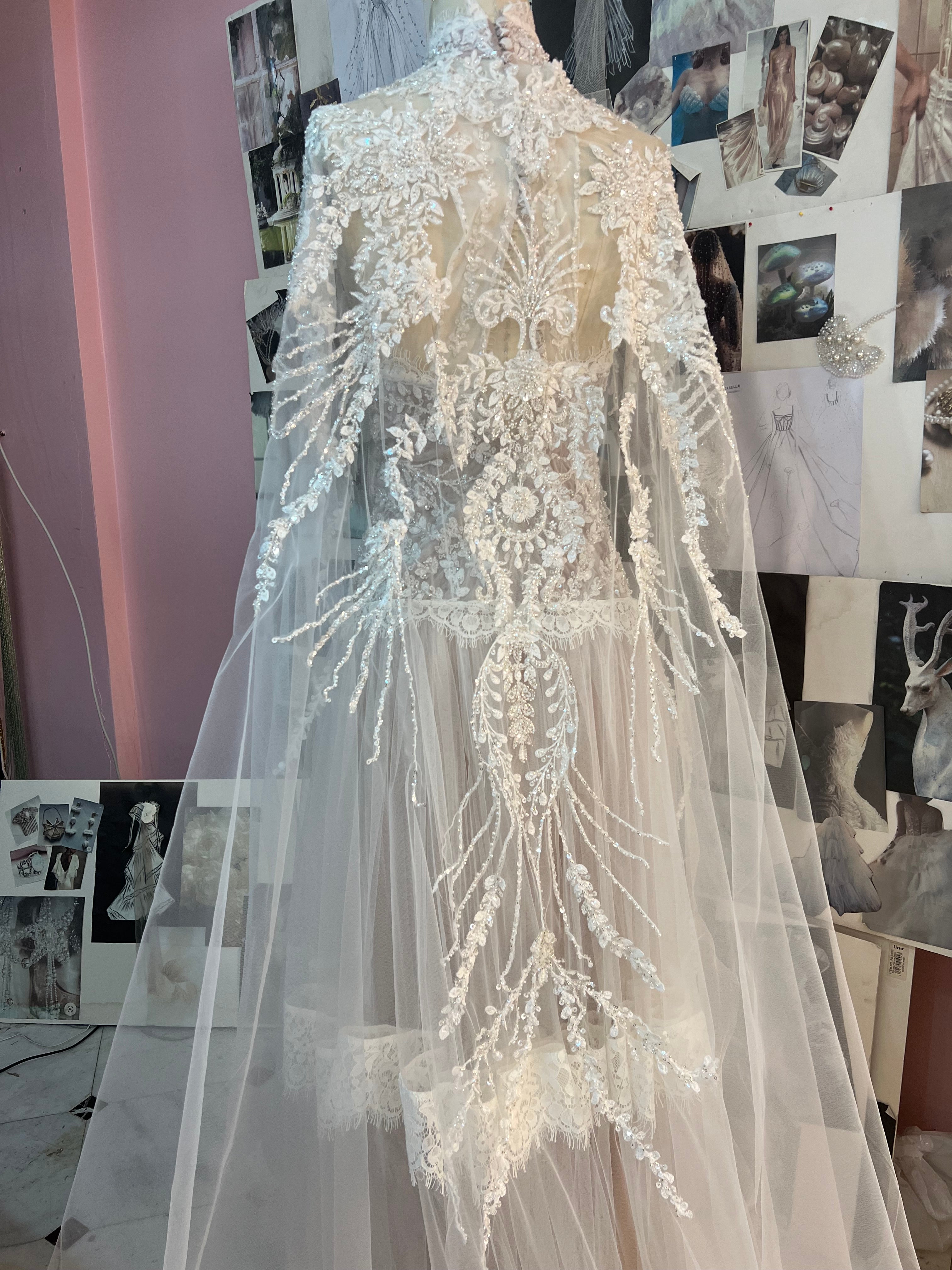 Custom Made Swan Dress