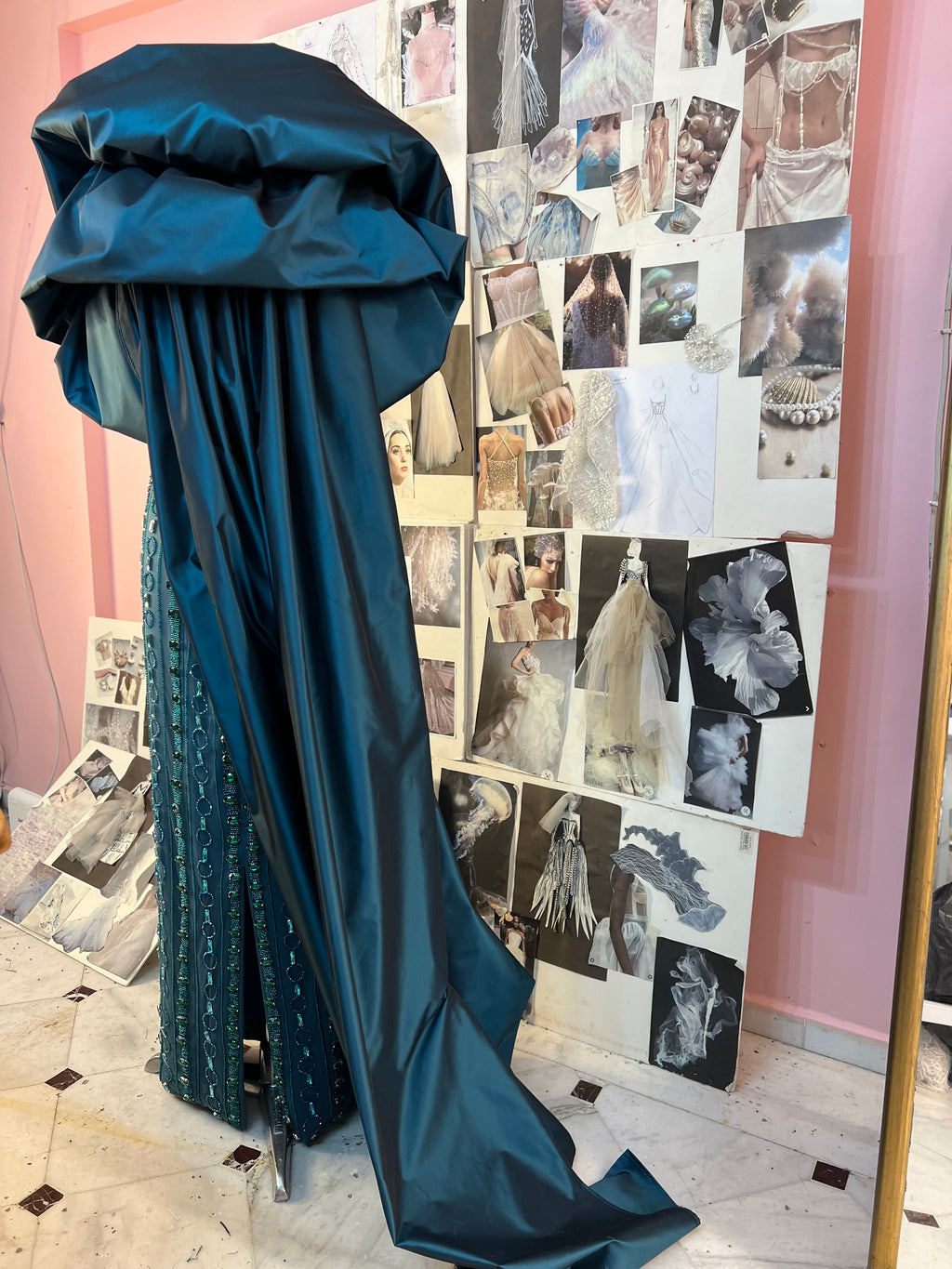 Custom made Green Dress