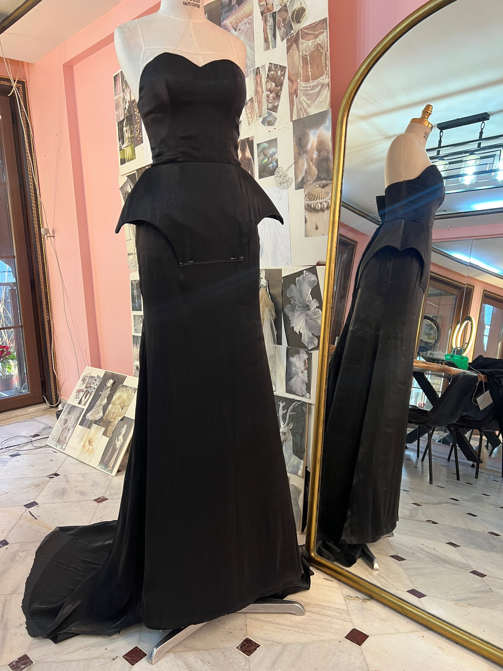 Custom Made Black Swan Dress