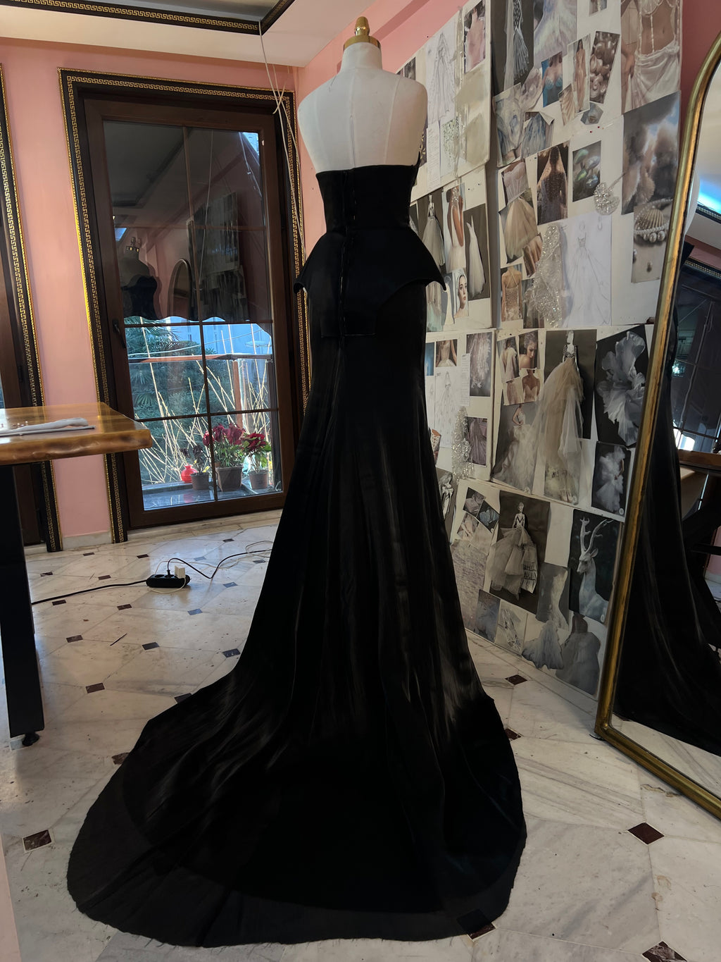 Custom Made Black Swan Dress