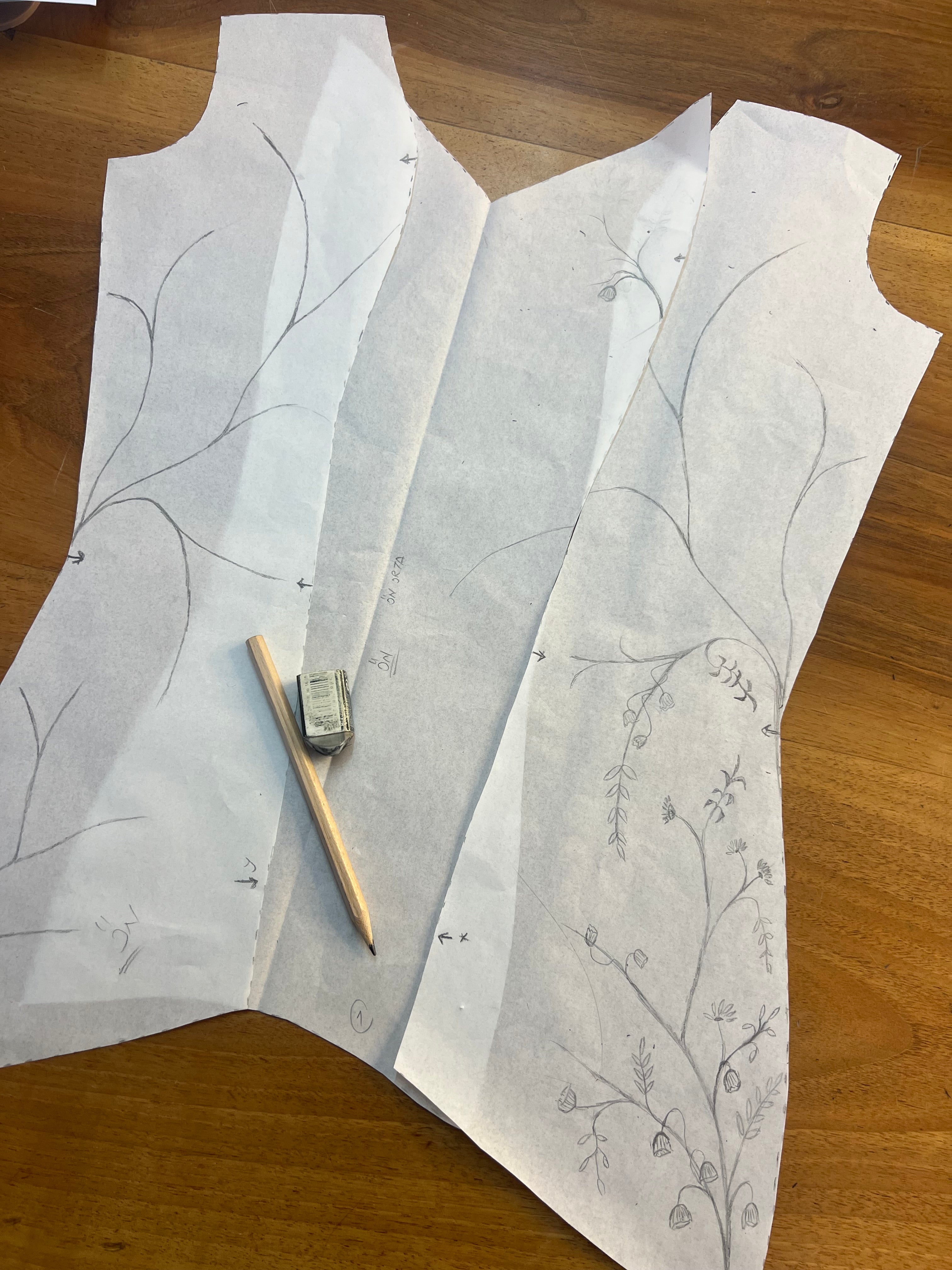 Custom Made Lotus Dress