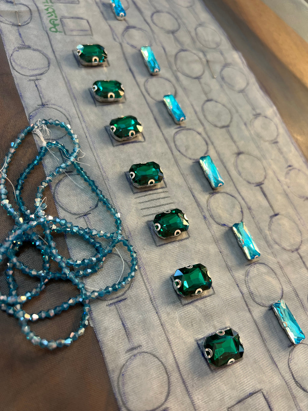 Custom made Green Dress