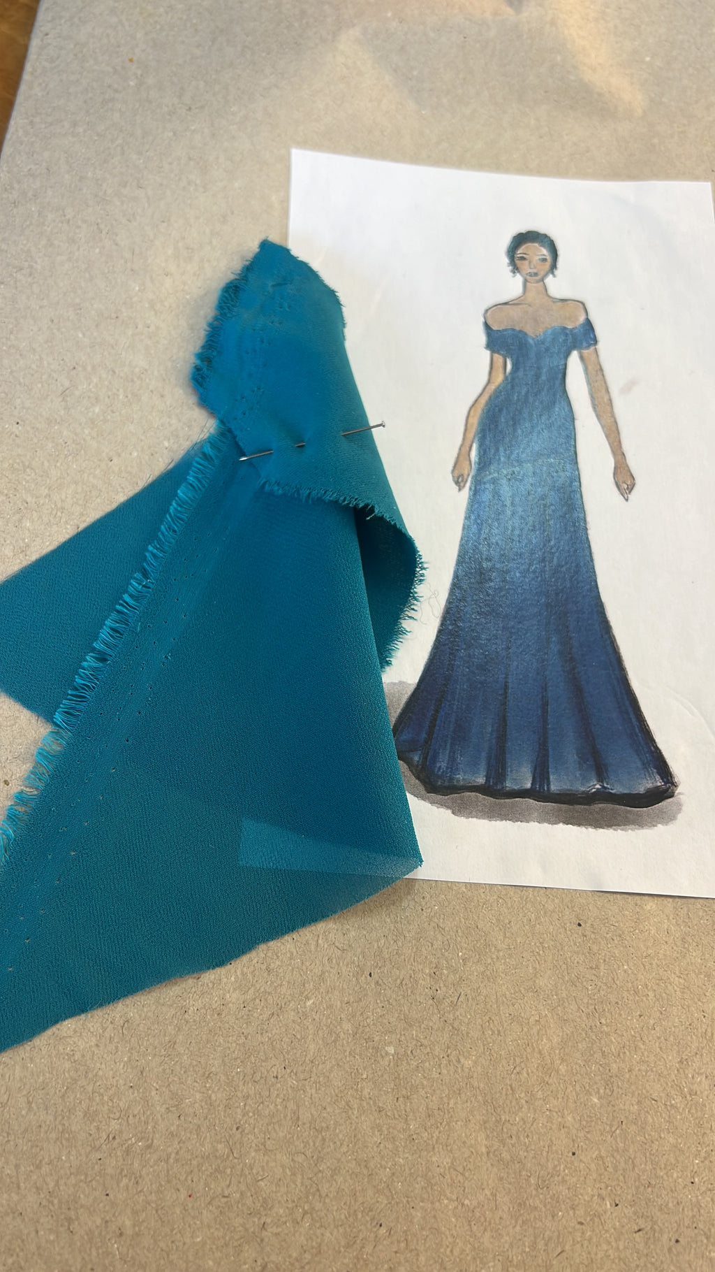 Custom Made Lotus Dress