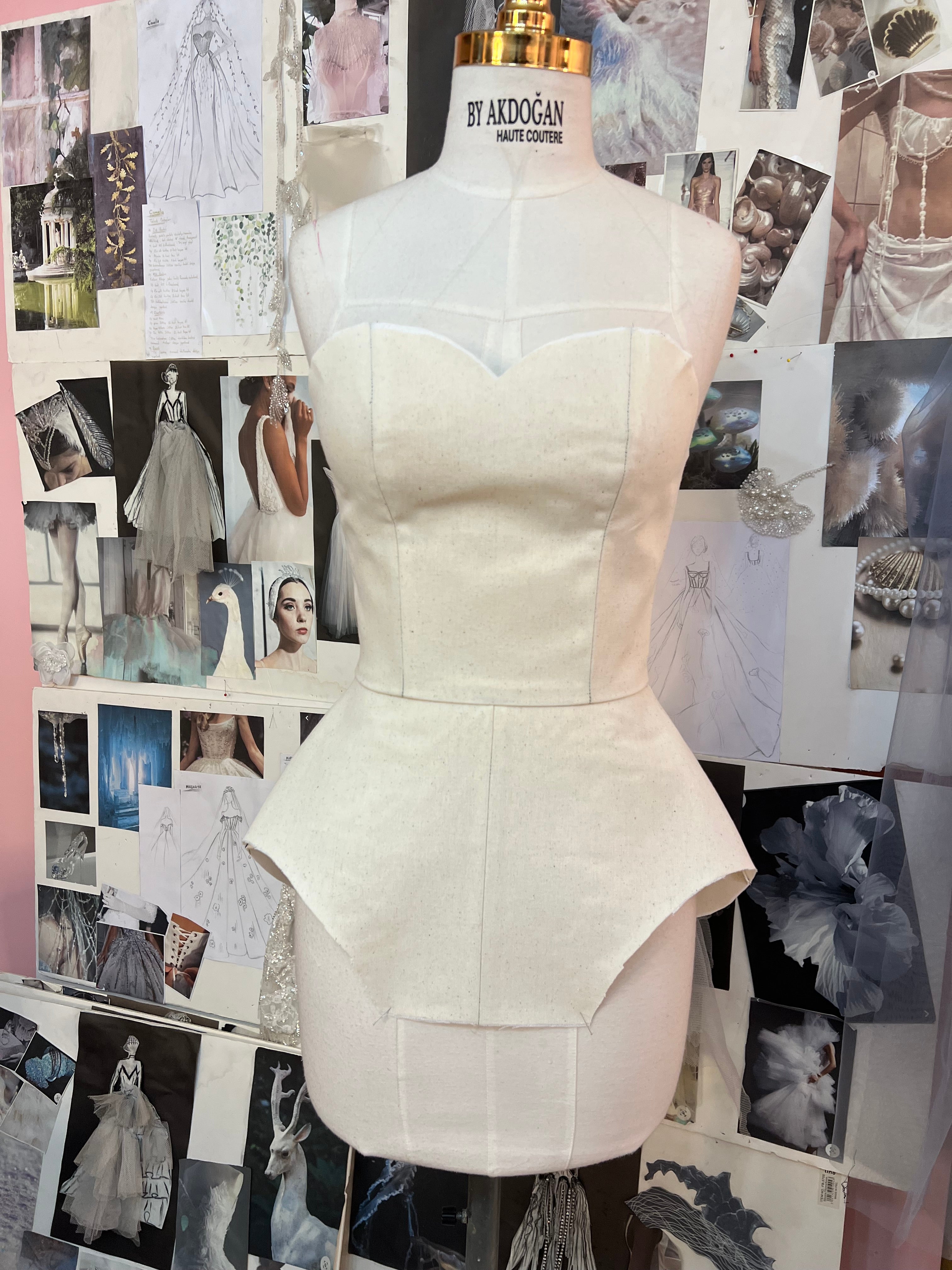 Custom Made Black Swan Dress