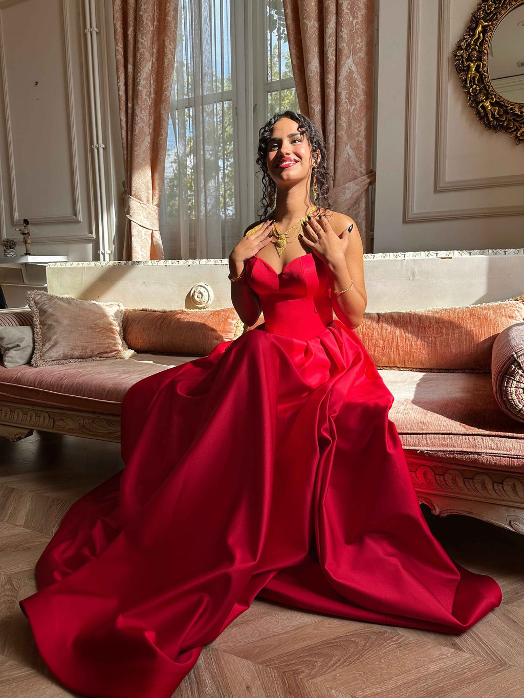 Baloon Red Dress