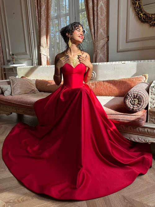 Baloon Red Dress