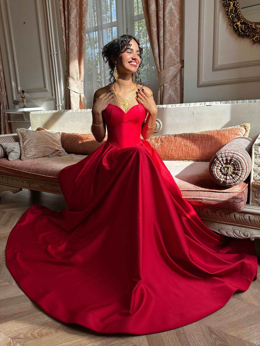 Baloon Red Dress