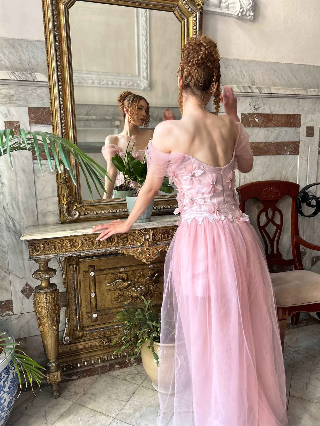 Pink Flower Dress
