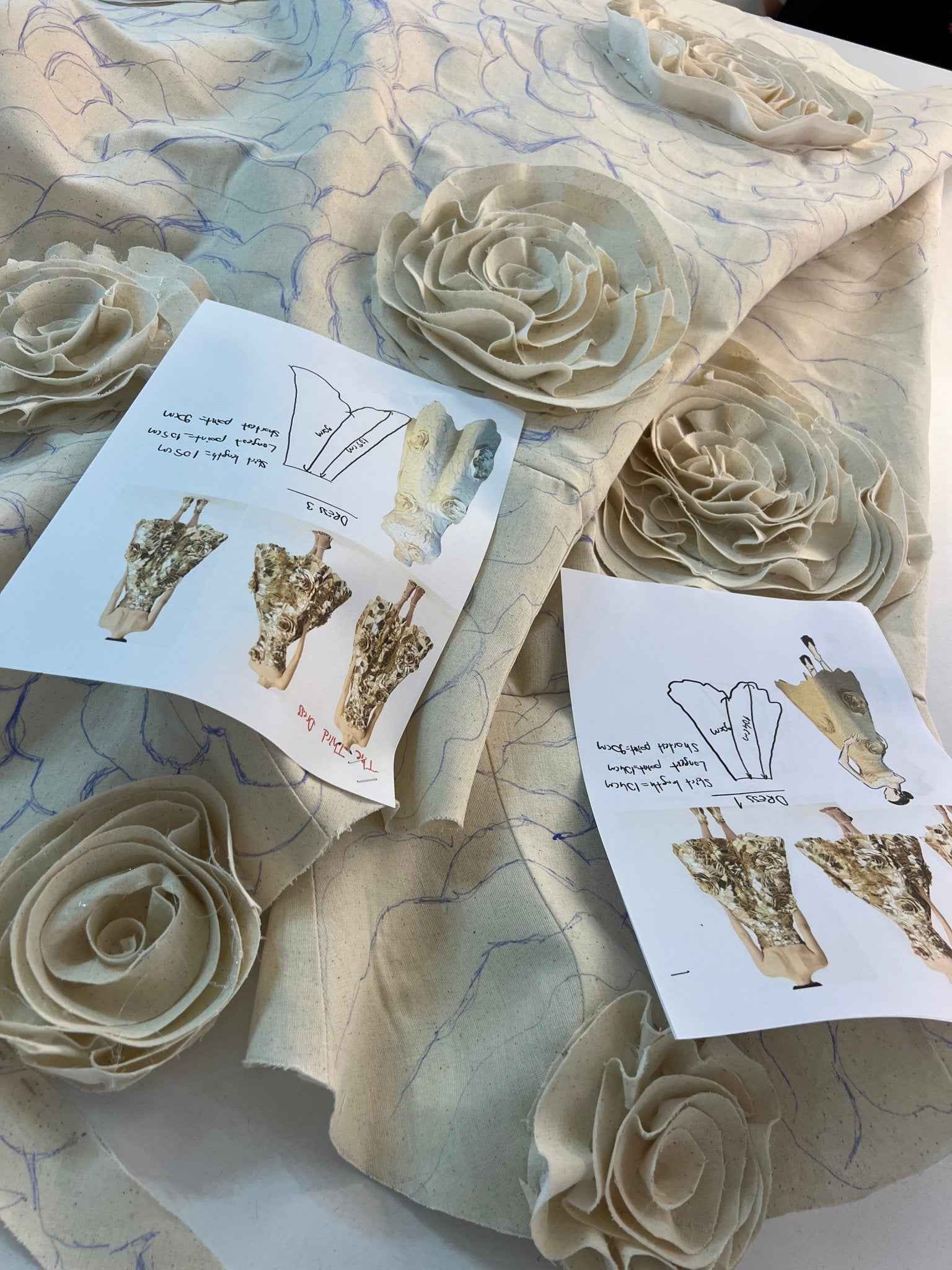 Custom Made Gold Diamond Dress
