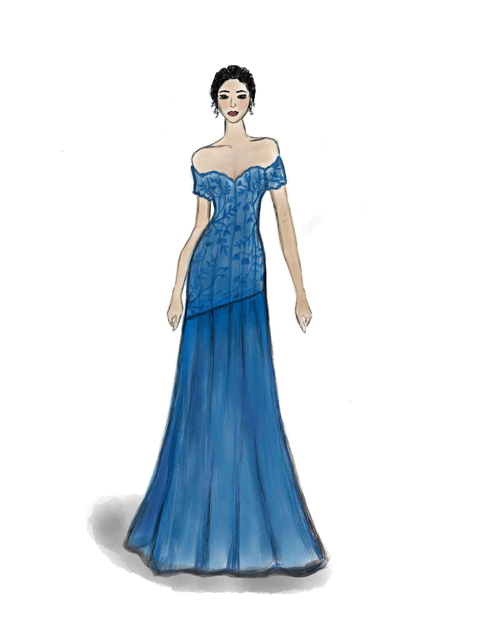 Custom Made Lotus Dress