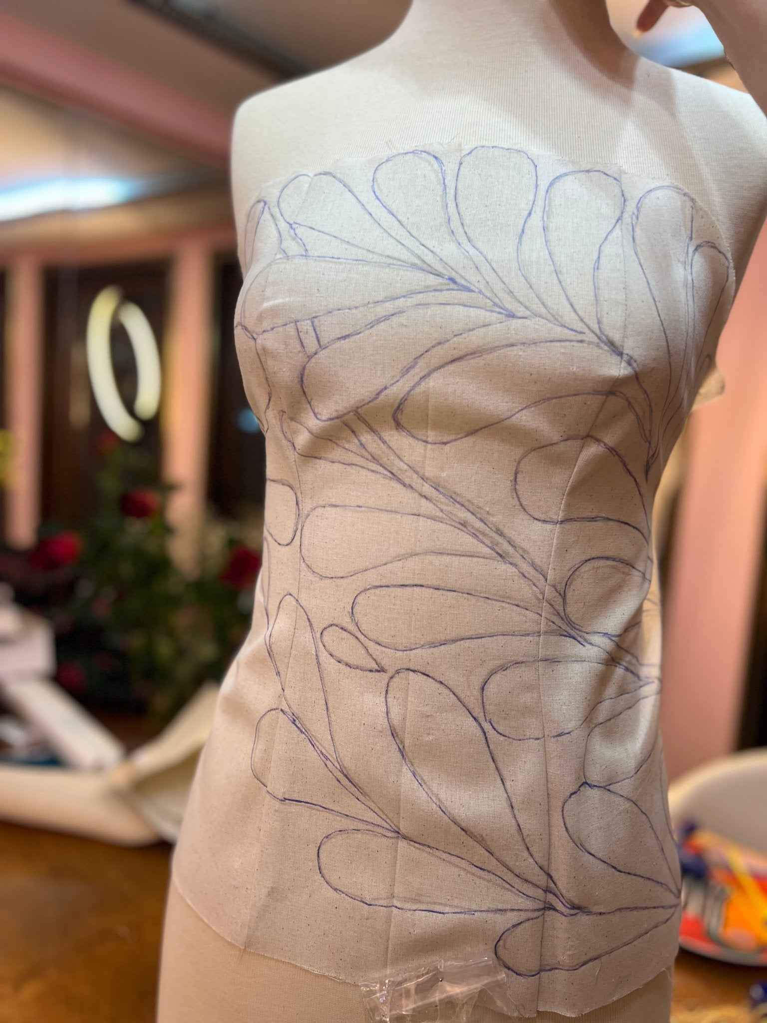 Custom Made Pink Dress