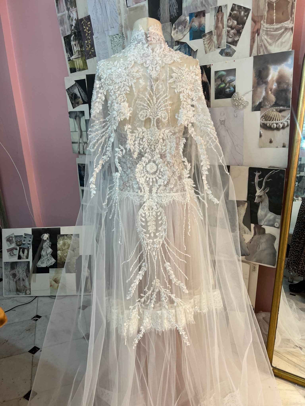 Custom Made Swan Dress