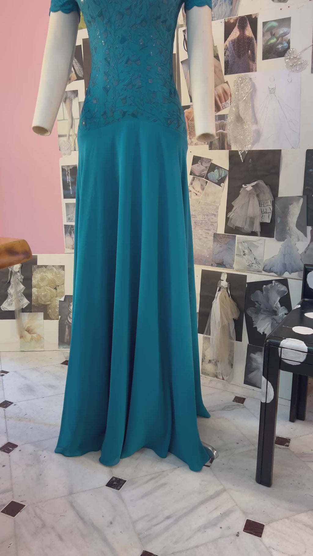 Custom Made Lotus Dress