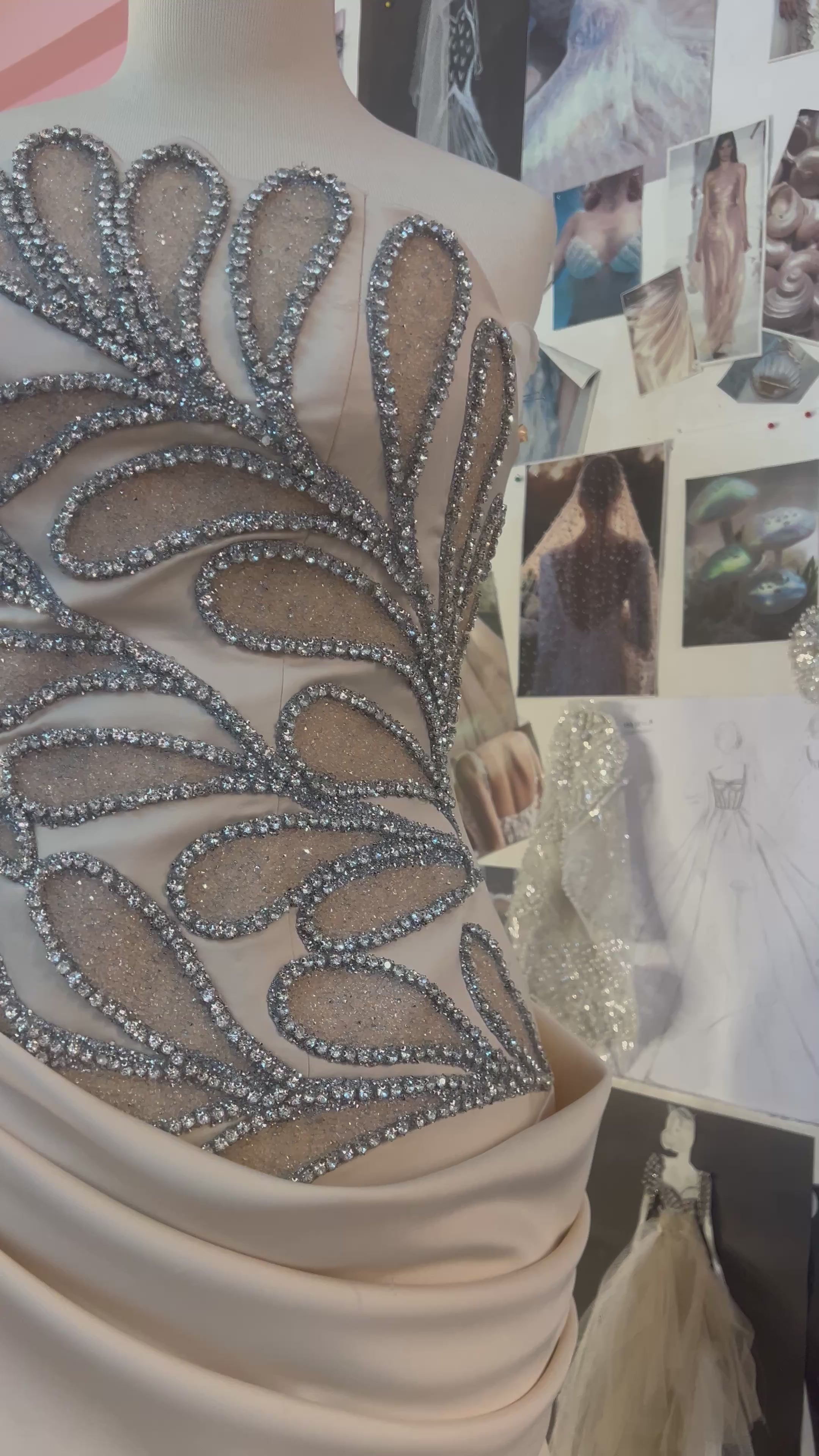 Custom Made Pink Dress